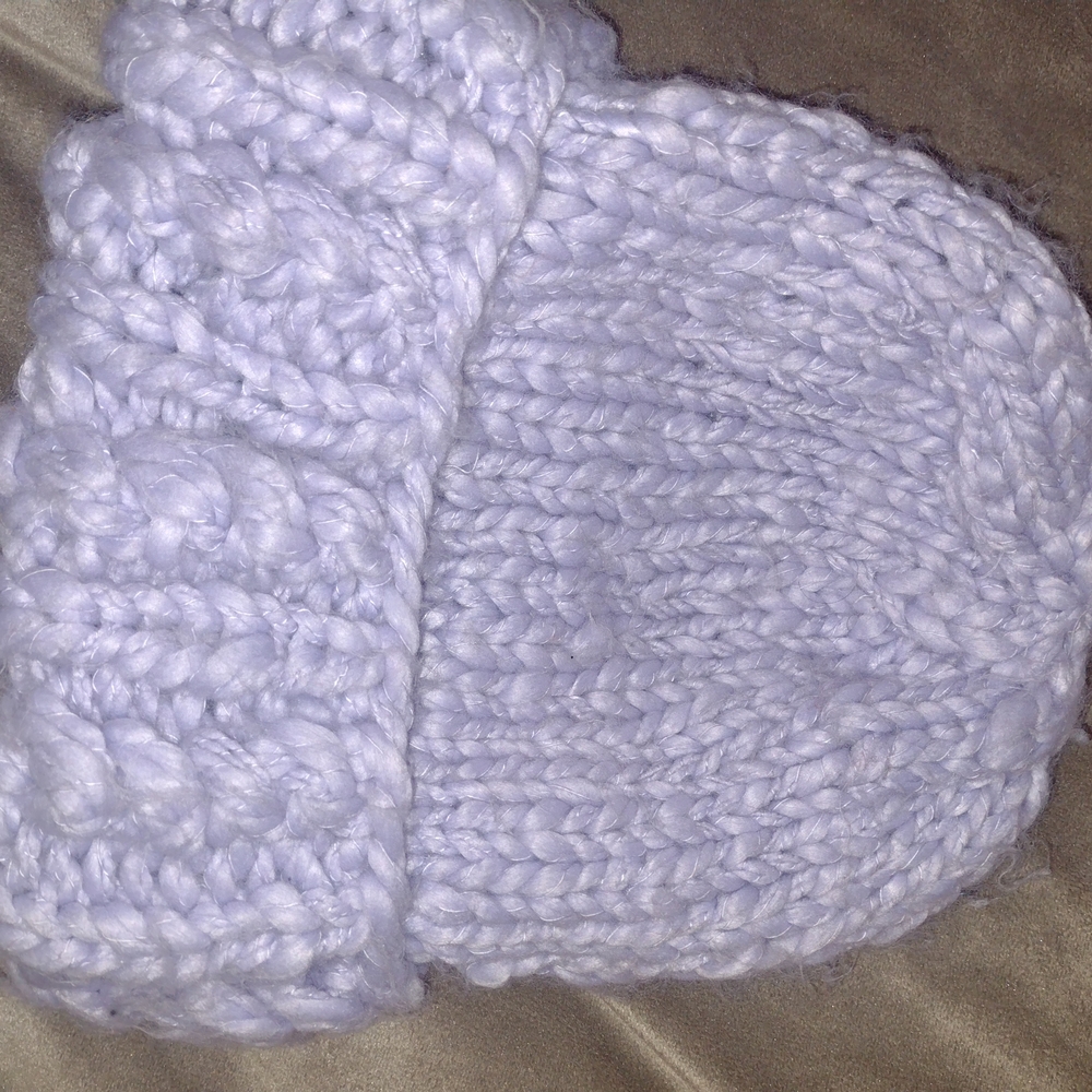 Freebie! Lavender Knit Beanie